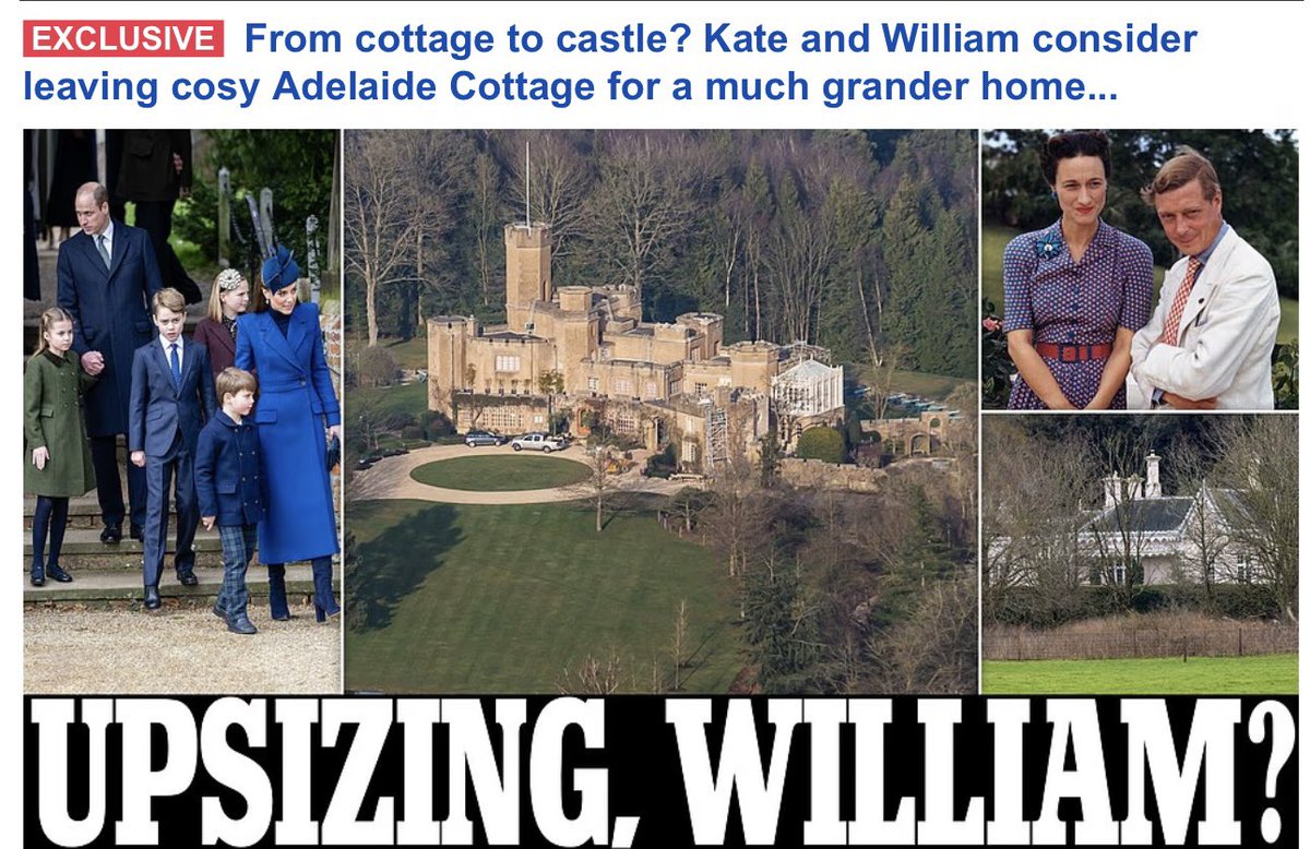 according2_taz's tweet image. The Dailymail showing their hand again. Whilst trying to rehabilitate Harry, they are trashing Prince William. This story is designed to upset the public, especially at a time when most are struggling financially and the housing crisis is becoming worse!
But if you read the…