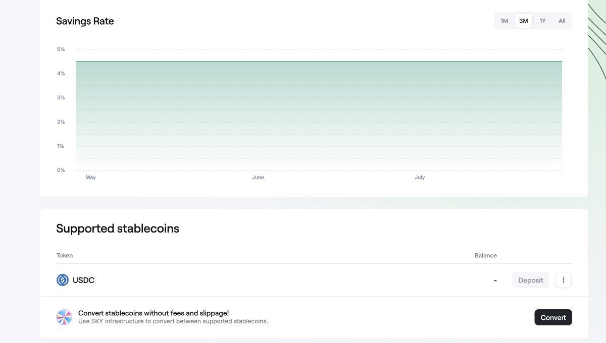 _klem3's tweet photo. Do you know that you can convert $USDC to $USDS without fees and slippage on https://t.co/cWCjLXol24 https://t.co/7SFP4UhaOB