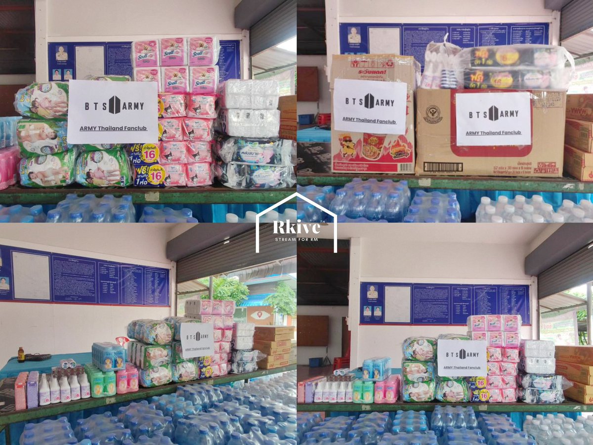 rkiveTHstream's tweet image. ส่งน้ำใจในนาม “บีทีเอสอาร์มี่ไทย” เสร็จสิ้นภารกิจค่ะ
ขอขอบคุณอาร์มี่และผู้ร่วมสมทบทุนทุกท่านอีกครั้ง ทางบ้านในนามตัวแทนอาร์มี่ไทยหวังว่ากำลังใจที่ส่งไปในครั้งนี้จะช่วยให้พี่น้องชาวไทยที่ได้รับผลกระทบจากเหตุการณ์นี้พอจะทุเลาลงได้บ้างไม่มากก็น้อย…