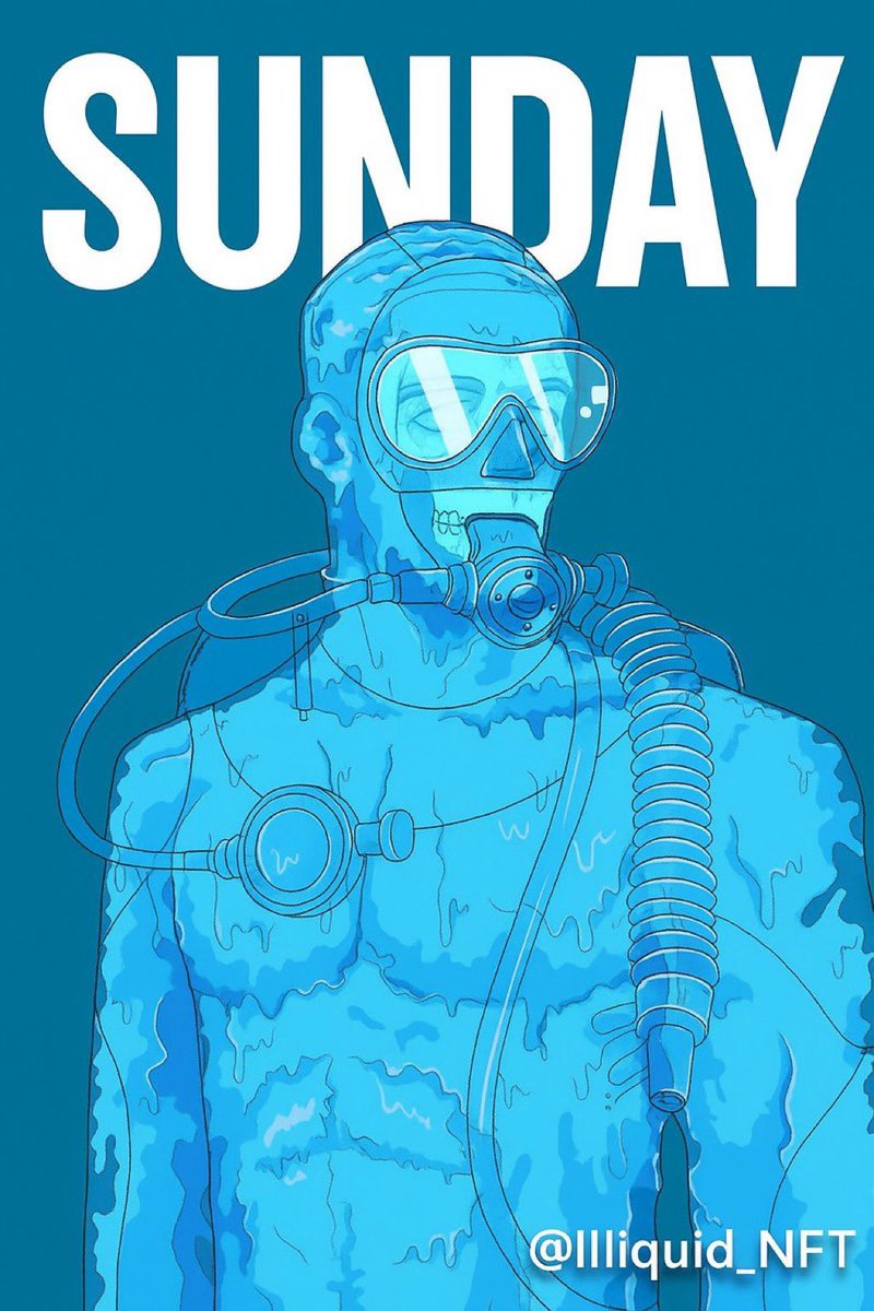 GM CT ☀️ It’s another Sunday to stay liquid 💦💦and bullish with <a href="/Illiquid_nft/">ILLIQUID</a> .
No bids. No volume. Just vibes and JPEGs 

#illiquidnft @stayliquid