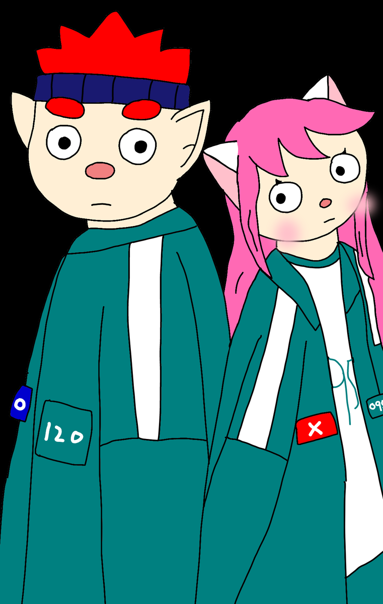 DeskwitchStella's tweet image. 오징오게임 2 버나리사(명기준희), 딩고스텔라(현주영미) 소개