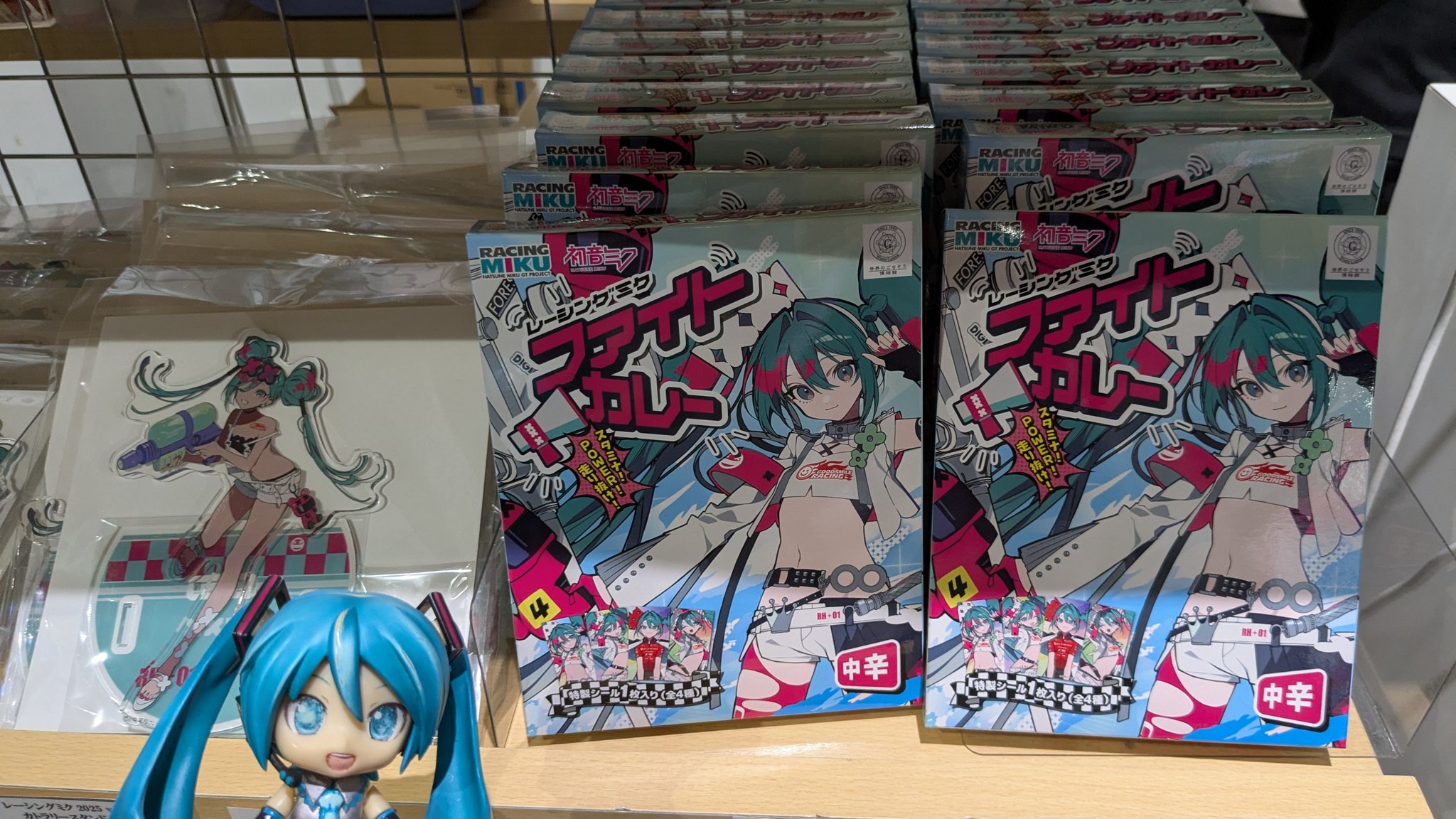 レガシー展で購入したクリアファイルとアクスタと梅田のスタンプです。新品未開封です 初音ミク ドン・キホーテフェア 2024 クリアファイル kawaii