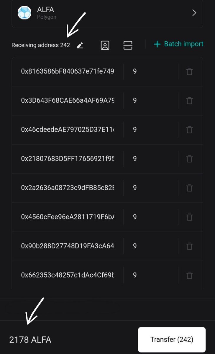 alfanetworkapp's tweet photo. Congratulations πππ
89th Batch of Withdraw Successful
Total Wallets Received Withdraw β 1900
Total $ALFA Tokens Sent β 1,303,896
Let's Go ALFA TO THE MOON πππ
https://t.co/gOsReUQ9Yj
Buy/ Sell/ Trade/ HODL $ALFA on Exchange
https://t.co/MRfgcuqM38
#alfanetworkapp #AlfaNetwork #alfatoken