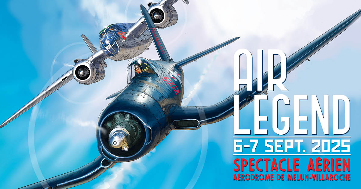 TicketmasterFR's tweet image. ✈️ Air Legend revient les 6 & 7 sept à Melun-Villaroche !
Warbirds, chasseurs, animations et ambiance vintage au rendez-vous 🚀🎶
Un show aérien et historique à ne pas manquer !
🎟️ bit.ly/4mc3rB6