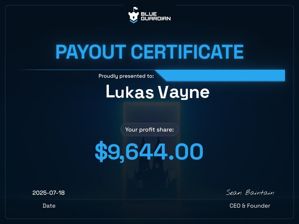BlueGuardiancom's tweet image. A little history about Lukas Vayne
Lukas is from a family of traders. He wanted to meet their expectations.
At age 28 he showed he could succeed on his own with prop firms π