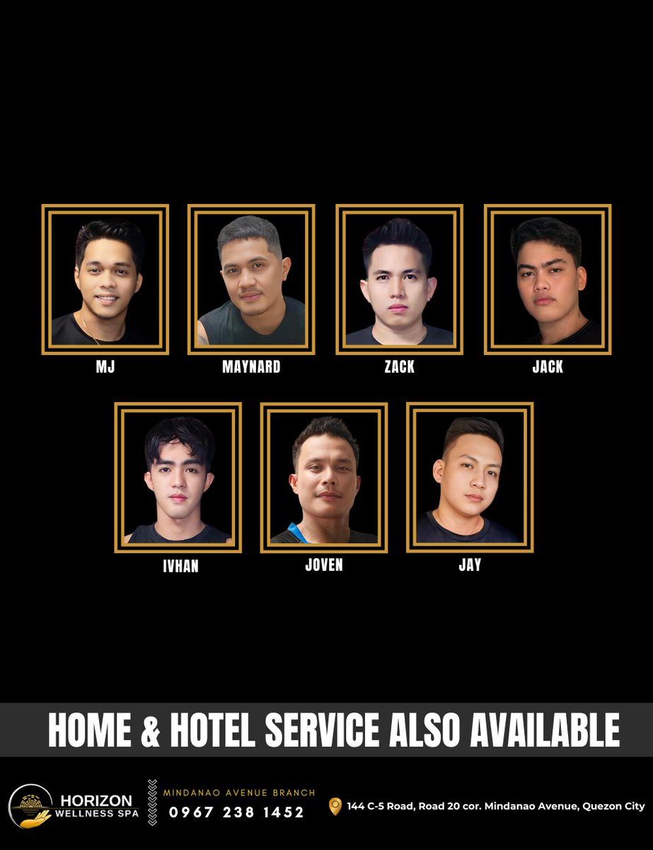HorizonSpa_'s tweet photo. Therapists on-duty this Sunday. 🌇 #UltimateMassage #SundayVibes

Enjoy Php 150 discount on our Ultimate Massage with our Rainy Day Promo when you book a session today. #HorizonSpa   

To book an appointment, text or call us at 0967 238 1452. https://t.co/2NQRv9GA2x