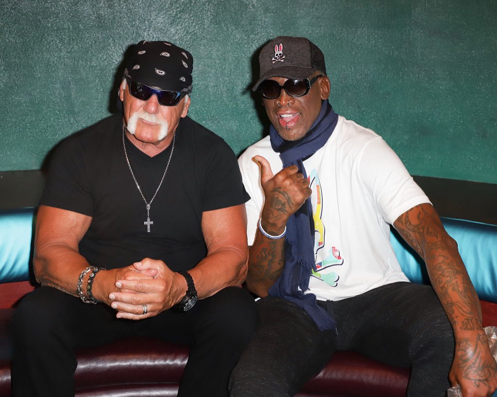 bluntmagus's tweet image. Hulk Hogan/Dennis Rodman circa 2018.
Were you a fan of Rodman’s run with the nWo back in the day?
📸 John Parra (Getty Images)
