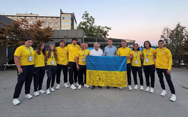 SQbroadcast's tweet image. Спортсмени з області привезли одну золоту і дві бронзові медалі з  Європейського юнацького олімпійського фестивалю в Скоп&apos;є. Хазар Гейдаров  став чемпіоном у дзюдо, а також завоював командну бронзу.
sq.com.ua/ukr/novini/27.…