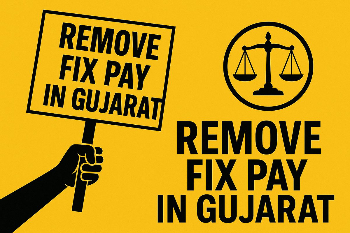 kl_aanjana's tweet photo. #Remove_Fixpay_in_gujarat
#remove_fixpay_in_gujarat
#Remove_Fix_Pay
#Remove_Fix_Pay_Gujarat
#FixPayIsExploitation
#REMOVE_FIX_PAY_IN_GUJARAT
#ફિક્સ_પે_બંધ_કરો
#Gujarat https://t.co/n6P0BUVlQQ