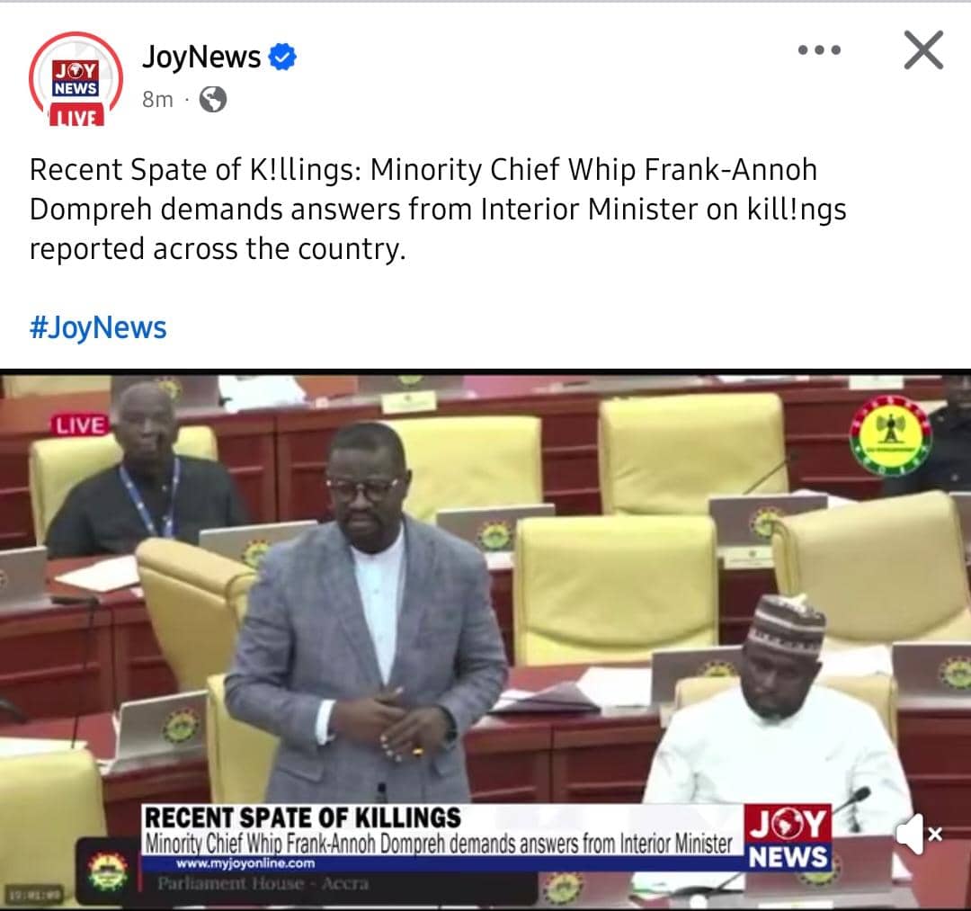 eminentandre1's tweet image. This is not a joke! The recent spate of killings in Ghana under the leadership of President Mahama & the NDC gov't needs urgent attention. @FAnnohDompreh call on the Interior Minister is one in the right direction. @JDMahama @S_OkudzetoAblak @ndccommbureau @Gen_Buhari_ @MrIrish3