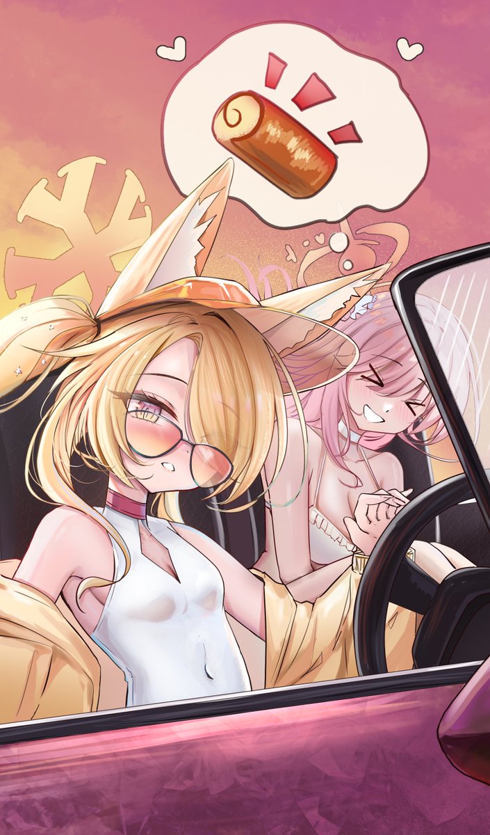 #ブルアカ #BlueArchive
🏖️🏎️🩱 セイア - ミカ