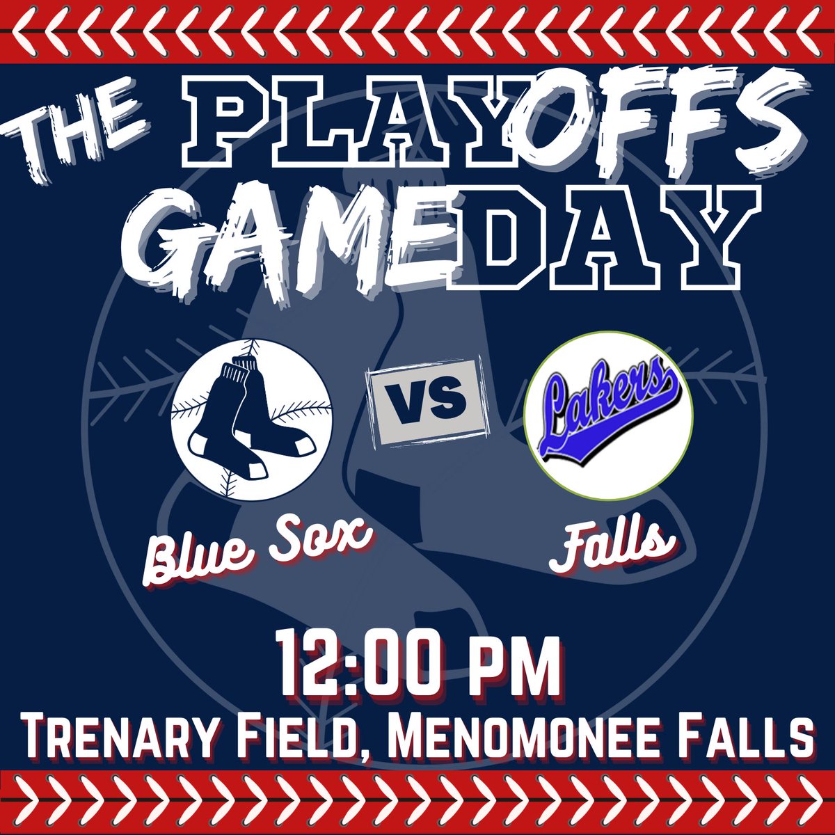 BlueSoxWI's tweet image. 𝗪𝗜𝗡 𝗢𝗥 𝗚𝗢 𝗛𝗢𝗠𝗘.

Let's see if we can take one at Trenary today. You know where to be at noon. See you there.

#Baseball #SoxBall #LakesBall