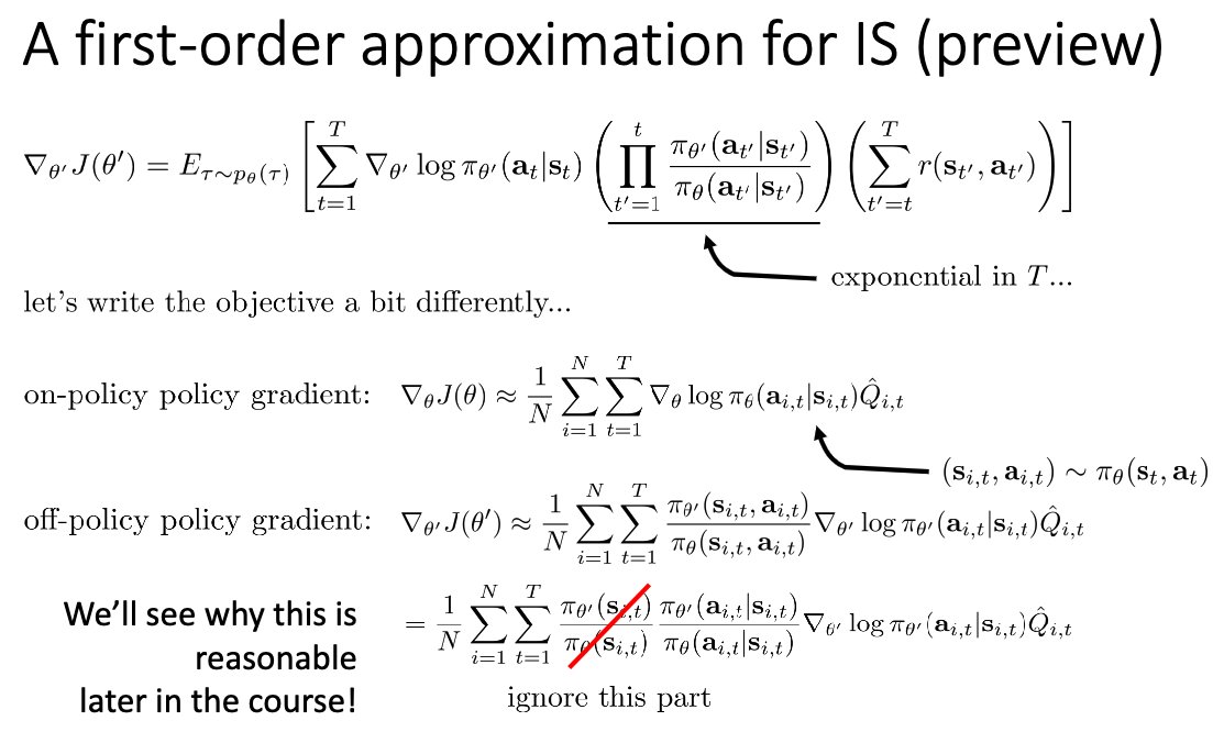 zzlccc's tweet image. Learning GSPO proposed by Qwen team:

fig 1. they propose to use sequence likelihood for importance sampling
fig 2. but from the RL course by @svlevine, this is the original form of off-policy PG
fig 3. per-token IS in (Dr) GRPO is an approximation of it

Am I missing anything?