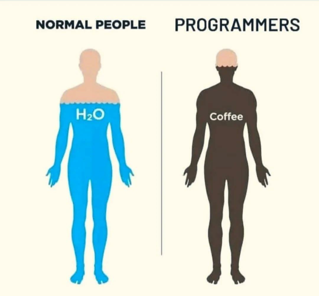 do you code with water or coffee?