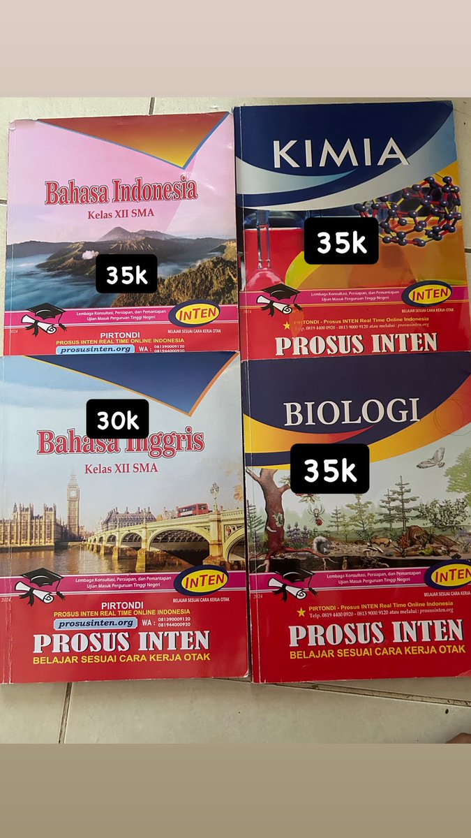 izzyyeyy's tweet photo. WTS PRELOVED BUKU INTEN 2025

• harga sesuai pict ( nego tergantung condi)
• dom jakarta 

SNBT PTN ❌
PUPK ❌

Sisa readyyy alll

Langsung DM aja yapsss 💌

#wts #wtb #preloved #inten https://t.co/UjhFqTyCQn