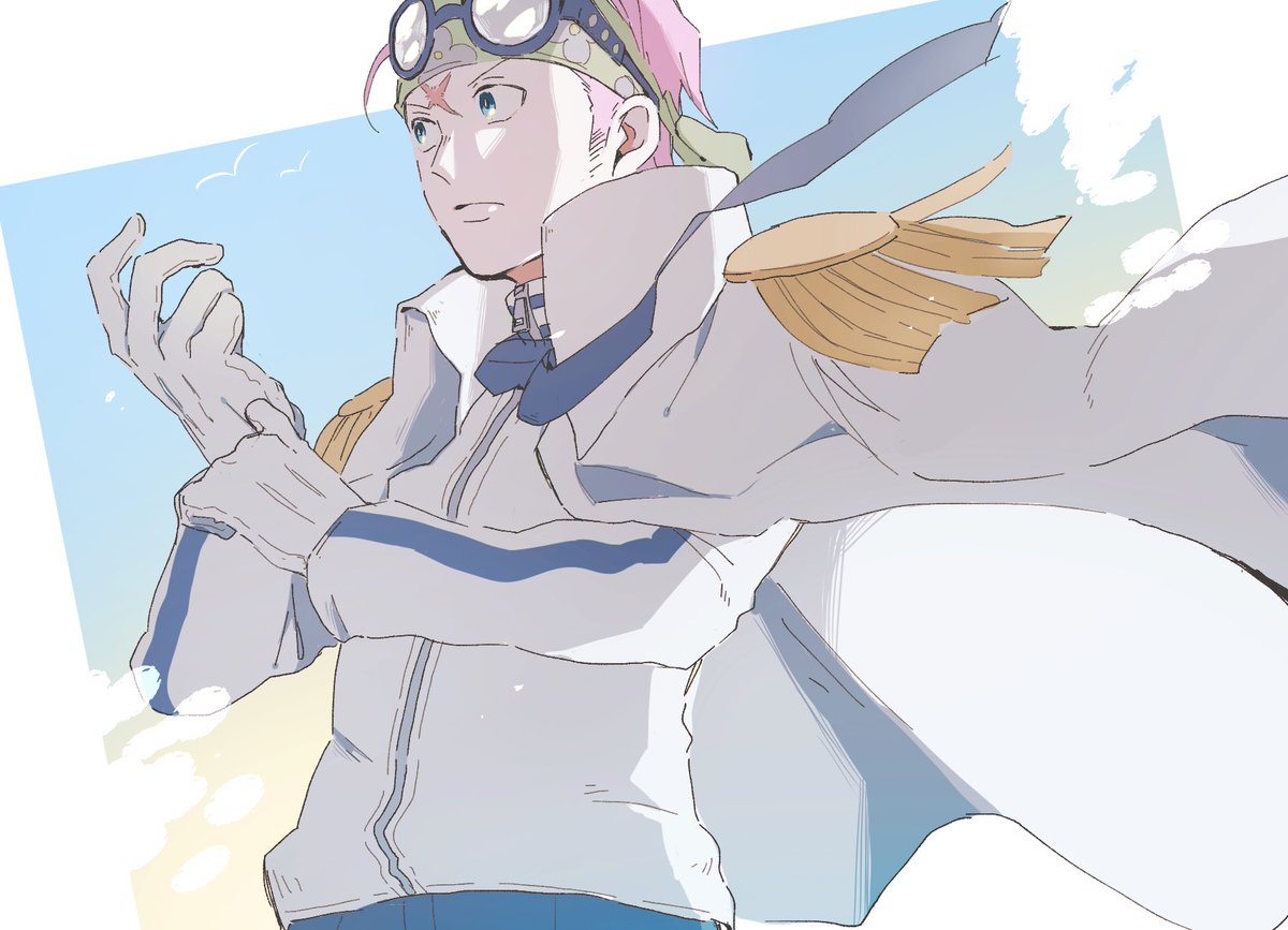 kuro_yb's tweet image. 空をバックにしたコビーくんのめちゃくちゃ素敵絵をお見かけし……！コビーくん空が似合うね…✨👓