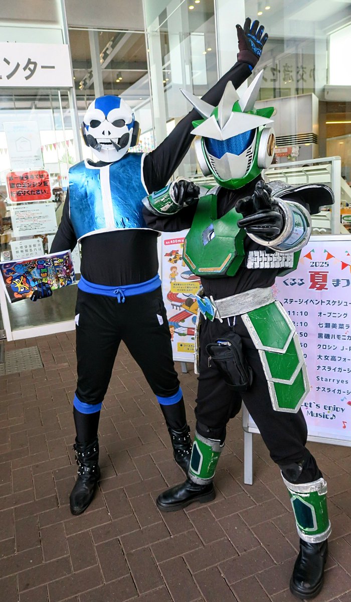 kei_rgk's tweet image. #栃木県　#くるる夏祭り
#訛之助　#はぐれ戦闘員古田
ツーショット
ありがとうございます♪