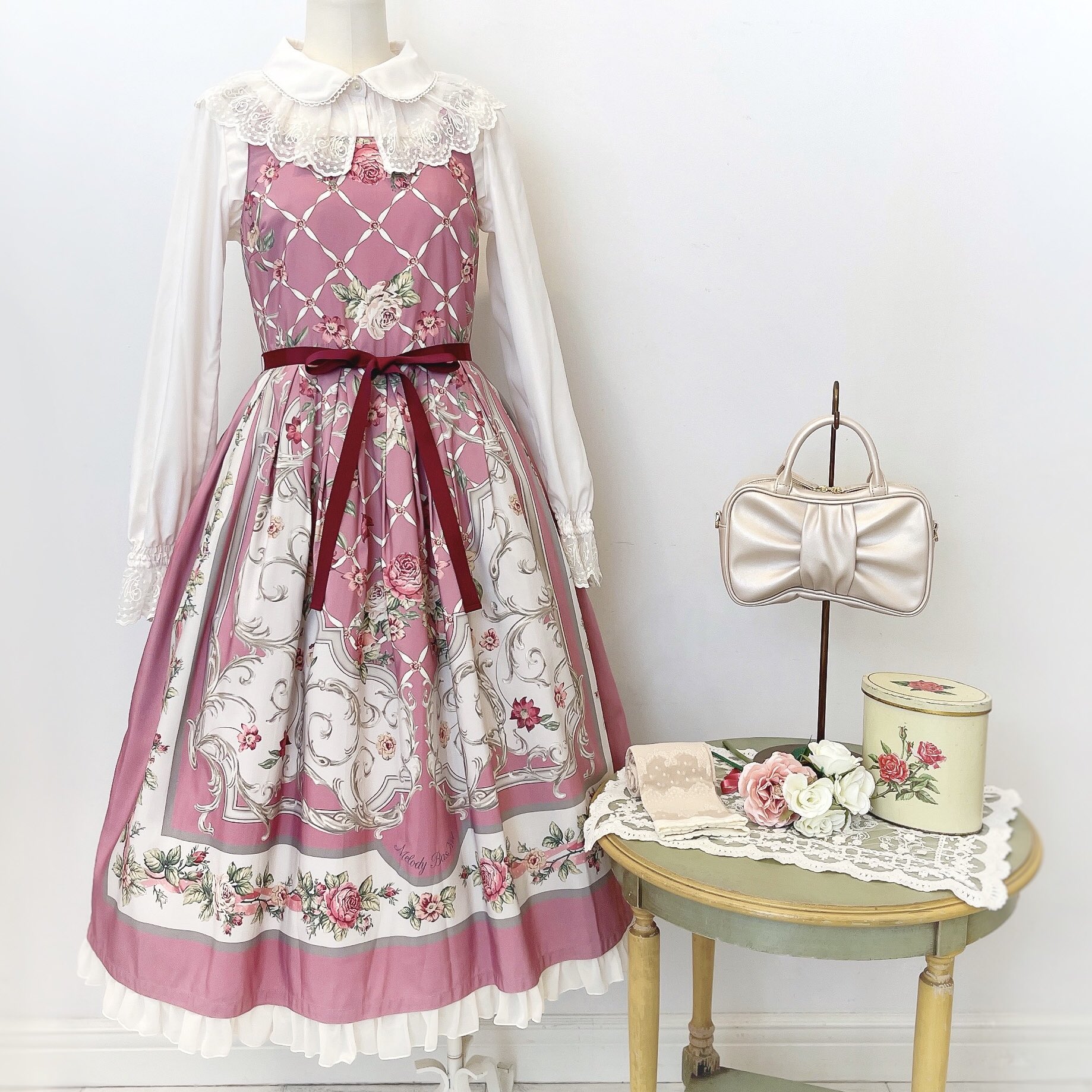 2*送様 MelodyBasket　メロバス　fraisier メロディバスケッ Shiny dot dress-Melody BasKet(メロディバスケット) – fraisier