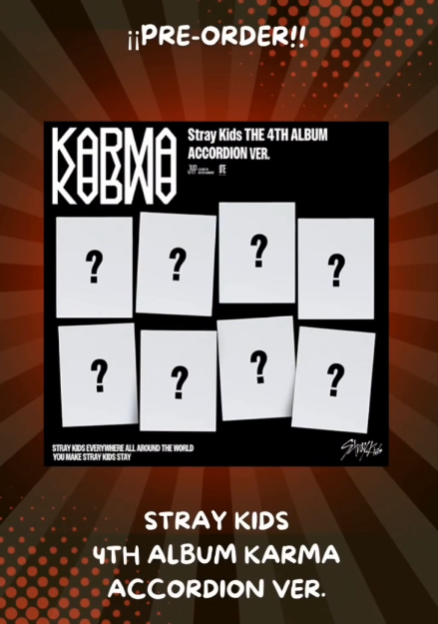 ImpactStoreEs's tweet image. El calor de agosto traerá nuevas maravillas, amantes del #KPOP... ¡Como #KARMA, el esperadísimo cuarto álbum de los chicos de #StrayKids! Preparaos para enamoraros de sus nuevos temazos una y otra vez, ¡venid a la tienda y reservad vuestra copia, no os quedéis fuera!
