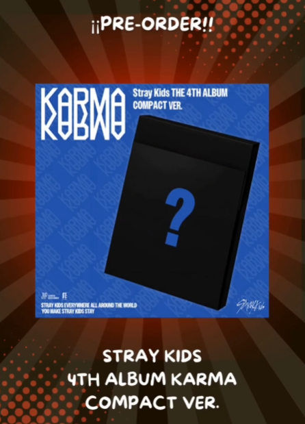 ImpactStoreEs's tweet image. El calor de agosto traerá nuevas maravillas, amantes del #KPOP... ¡Como #KARMA, el esperadísimo cuarto álbum de los chicos de #StrayKids! Preparaos para enamoraros de sus nuevos temazos una y otra vez, ¡venid a la tienda y reservad vuestra copia, no os quedéis fuera!