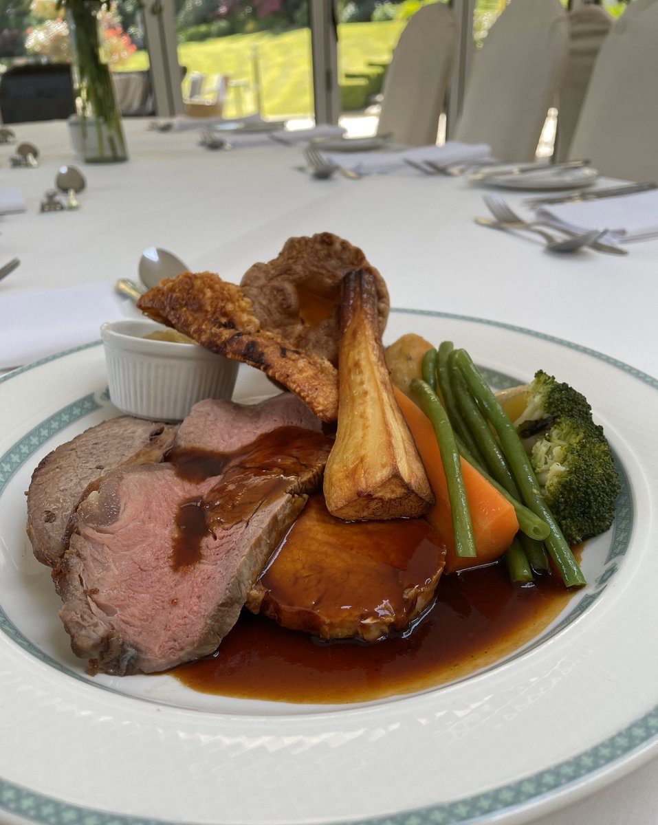 Be impulsive today! Treat yourself to a delicious Sunday lunch with us - enjoy beautifully cooked roasts served with all the traditional trimmings.

View the menu: bit.ly/44gdWO1

2 courses £30 | 3 courses £37.50

Call 01995 61456. 

See you later! 

#foodie #roastdinner