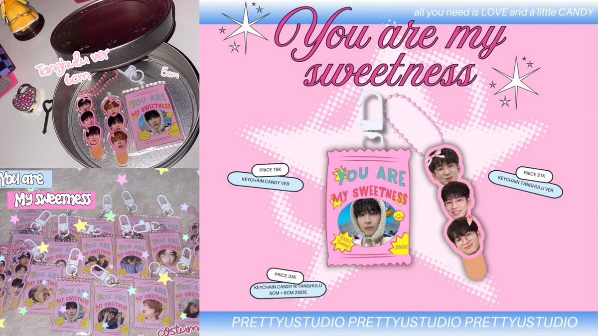 stuffsite's tweet image. sells, interest check! 🍬✨
hellooooo! batch 3 is coming! 💘👀
CUSTOMIZE AVAILABLE drop your pretty usn if you’re interested :3
( prettyustudio )