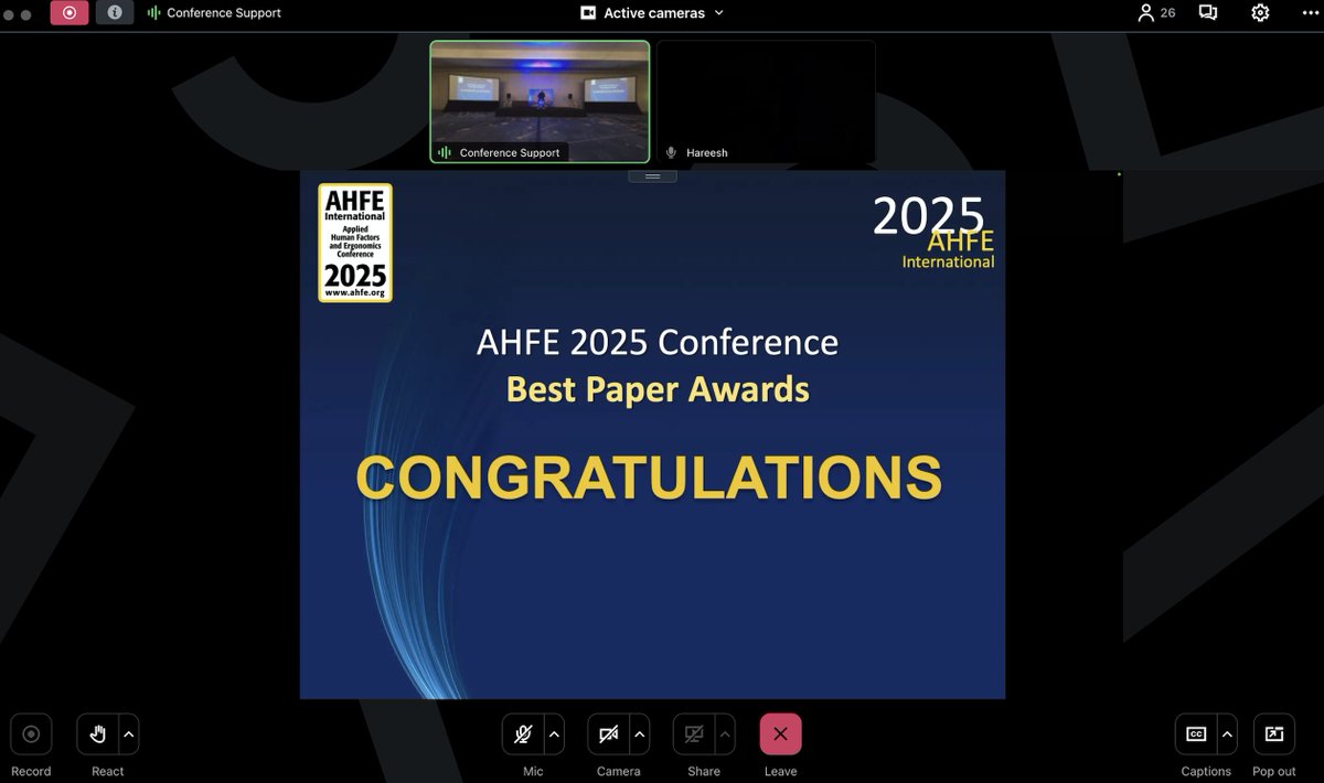 trustilio B.V. (@trustilio) on Twitter photo ๐ <a href="/trustilio/">trustilio B.V.</a> is proud to have received two Best Paper Awards at AHFE 2025 in Orlando for research on AI trustworthiness and cybersecurity in critical infrastructures, selected from 45 conference tracks! Congratulations to all authors for their outstanding work!๐๐ ๐ <a href="/trustilio/">trustilio B.V.</a> is proud to have received two Best Paper Awards at AHFE 2025 in Orlando for research on AI trustworthiness and cybersecurity in critical infrastructures, selected from 45 conference tracks! Congratulations to all authors for their outstanding work!๐๐
