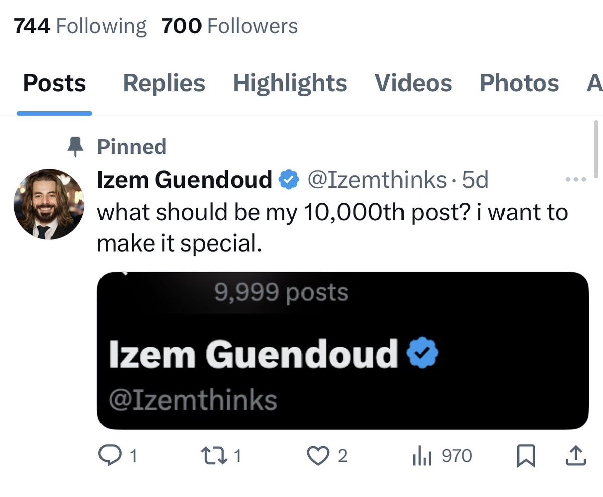 Izemthinks's tweet image. thanks to all 700 of my followers.
waiting for you to engage with my content anytime now.