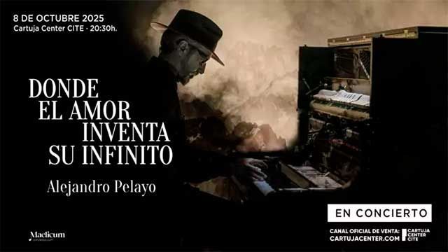 Concierto: Alejandro Pelayo en el Cartuja Center de #Sevilla 2025 (miércoles 8 de octubre) onsevilla.com/alejandro-pela… <a href="/CartujaCenter/">Cartuja Center CITE</a> <a href="/pelayoale/">Alejandro Pelayo</a>