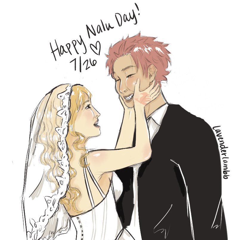 lavenderlambb's tweet photo. something quick for nalu day! 🙈💕
#Nalu #NaLuDay2025 #ナツルーの日 #ナツルー https://t.co/LtzFyQyLxh