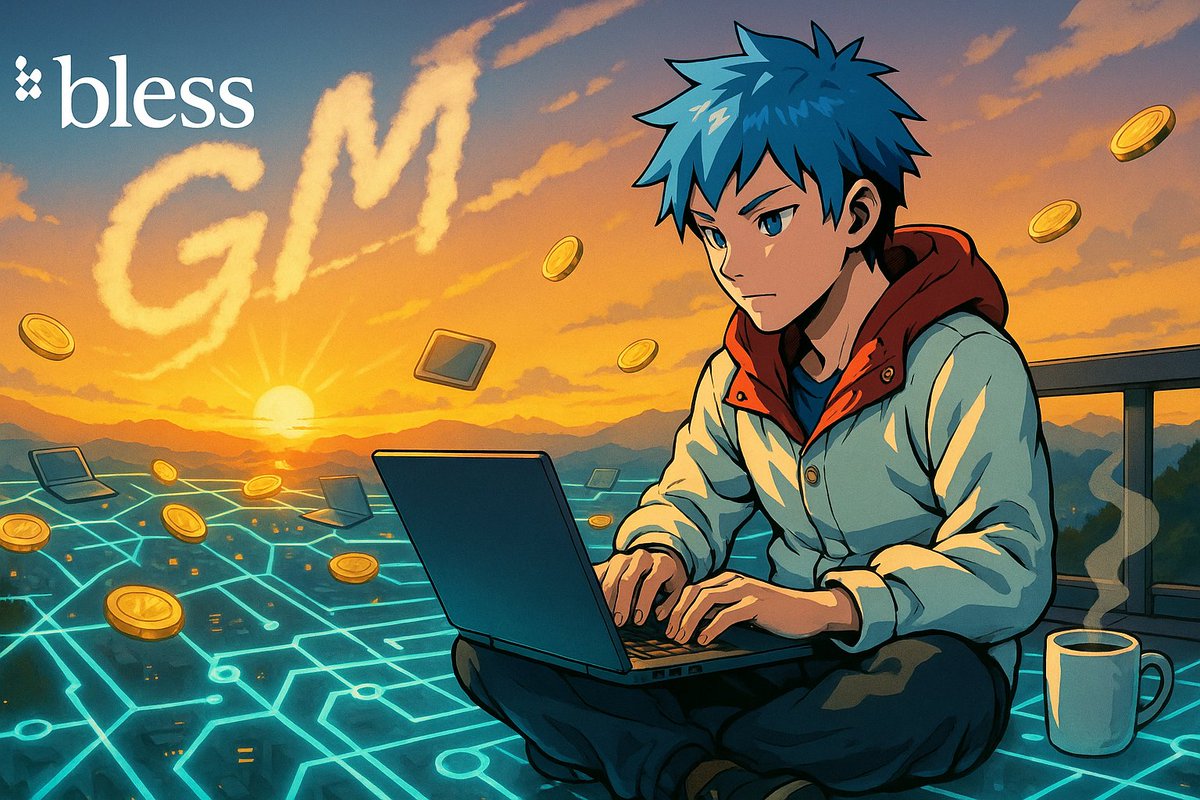 0xKaveh's tweet image. GM Bless Crew☀️
fired up @theblessnetwork with my first coffee sip and boom: my laptop joins millions of others to spin up a crowd-cloud.
While I crush emails, my spare cores earn tokens and push AI tasks closer to users everywhere.
Morning energy meets shared compute magic
