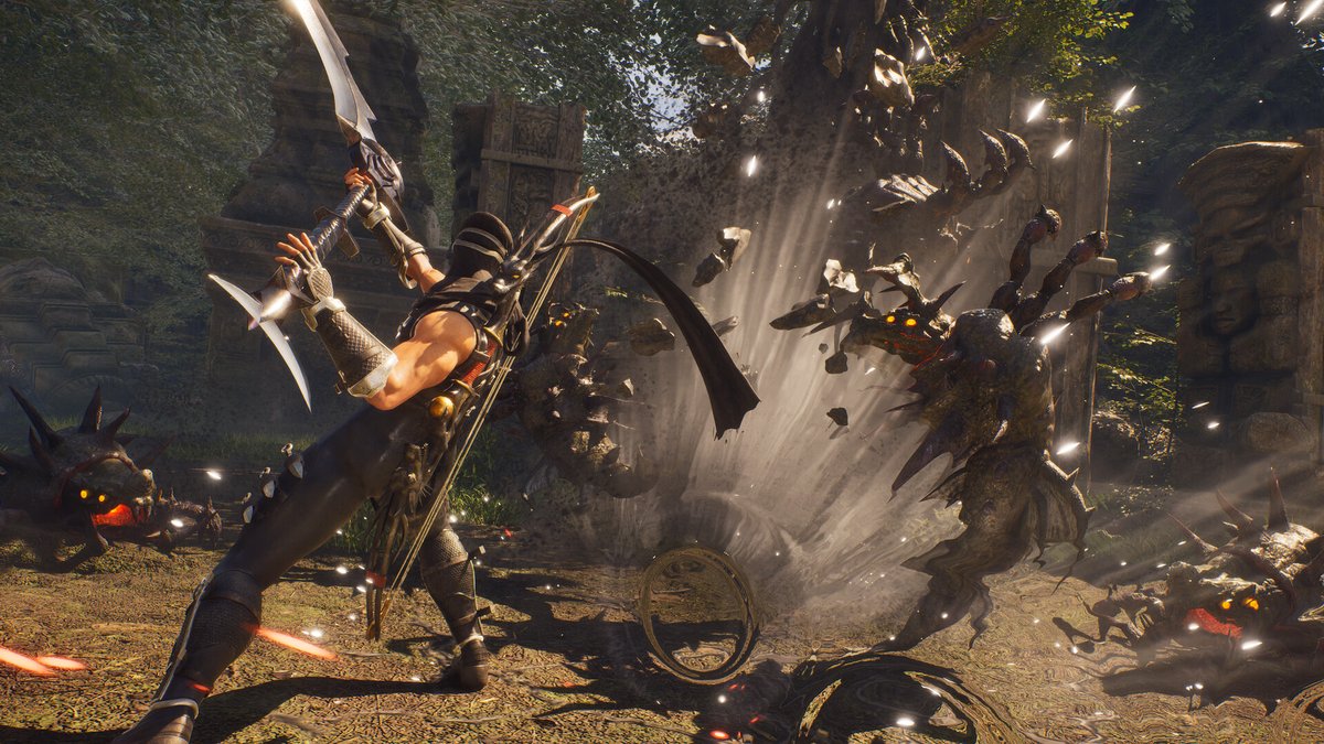ImpactStoreEs's tweet image. Ryu Hayabusa, ninja que ha heredado la legendaria “Espada del Dragón”, debe librar batallas por todo el mundo... y quiere tu compañía. Lánzate a la acción del increíble #NinjaGaiden 2 Black en una remasterización gráfica brutal que volverá loca a tu #PS5. ¡Te espera en tienda!