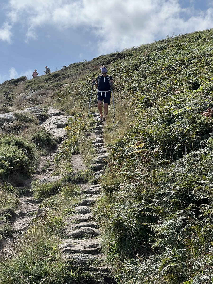 BackInTheBurg's tweet image. We made it😅…St. Ives🥾🥾🥾Penzance🇬🇧. Nearly, 50 miles in 5 days. Experience of a lifetime, and the Lord blessed us with incredible weather, amazing sights and sounds, and wonderful community with lifelong friends along the way🙏. Stay active my friends #SouthwestCoastPath #UK