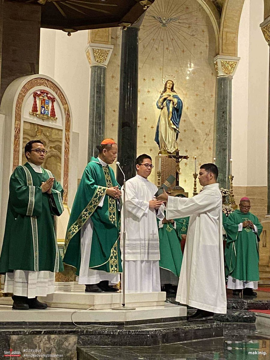 DeusXMachina14's tweet image. 200 members of the House attend the Pre SONA Mass for the Holy Spirit at the Manila Cathedral presided by Cardinal Advincula.
📷 Radyo Veritas