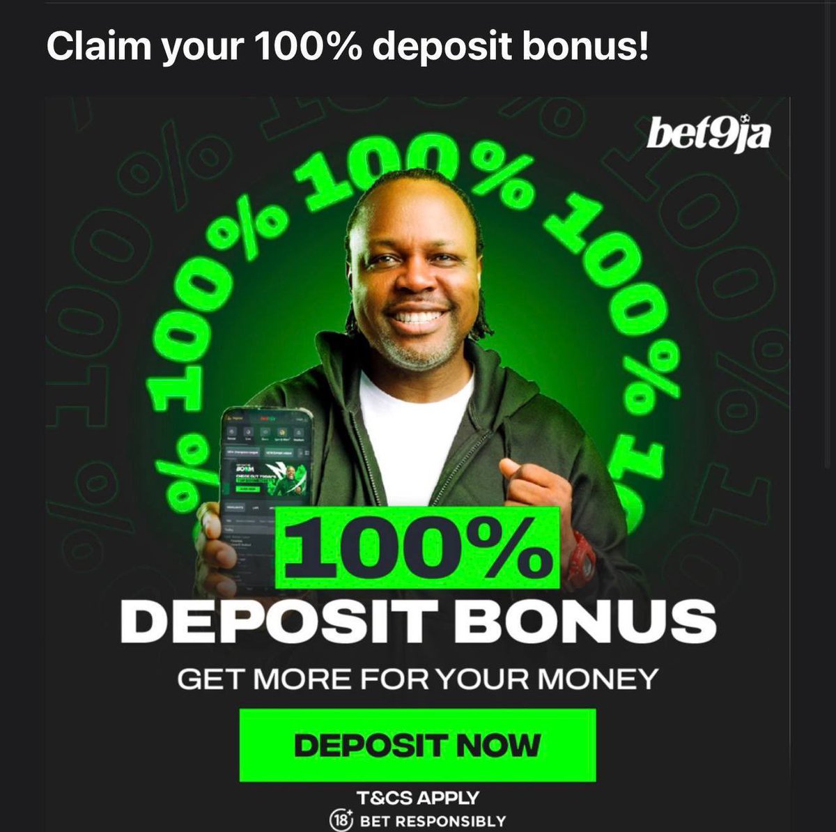 LOUDPUNTSβοΈππ (@loudpunts) on Twitter photo TODAY TIPS βοΈ
5 Odds - 3876BZY
3 Odds - 3876MP5
2 Odds - 38765KM
Play on Bet9ja. #Bet9jacode
May the odds favor us πππ
<a href="/Davidspredict/">KING DAVID BΒ£T</a> <a href="/Mr_Gerrie01/">Mr Gerald π</a> <a href="/ms__finest/">Finest.</a> <a href="/BAFreeTips/">BA Free Tips</a> <a href="/LifeOfAdunni/">Duns.</a> TODAY TIPS βοΈ
5 Odds - 3876BZY
3 Odds - 3876MP5
2 Odds - 38765KM
Play on Bet9ja. #Bet9jacode
May the odds favor us πππ
<a href="/Davidspredict/">KING DAVID BΒ£T</a> <a href="/Mr_Gerrie01/">Mr Gerald π</a> <a href="/ms__finest/">Finest.</a> <a href="/BAFreeTips/">BA Free Tips</a> <a href="/LifeOfAdunni/">Duns.</a>
