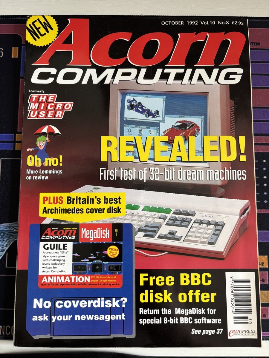 andrew_oyston's tweet image. New blog post and a look at the first issue of Acorn Computing dated October 1992 - tantobieinternettattler.blogspot.com/2025/07/magazi…