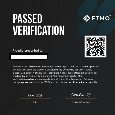 dogtraderdon's tweet photo. I did it. I passed the FTMO challenge and verification. https://t.co/Pb1VxnBClb