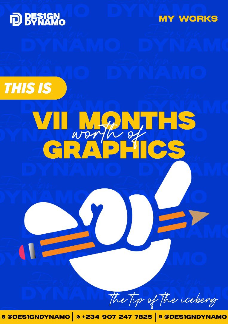 Des1gnDynamo's tweet image. 7 months. 1 passion. Countless pixels.
Here’s everything I’ve designed over the past 7 months — a thread 🧵🎨👇
#GraphicDesign #DesignThread #CreativityUnleashed #DigitalArt #PortfolioShowcase #DesignInspiration #MadeWithAdobe #DesignerOnX #VisualDesign #DesignJourney
