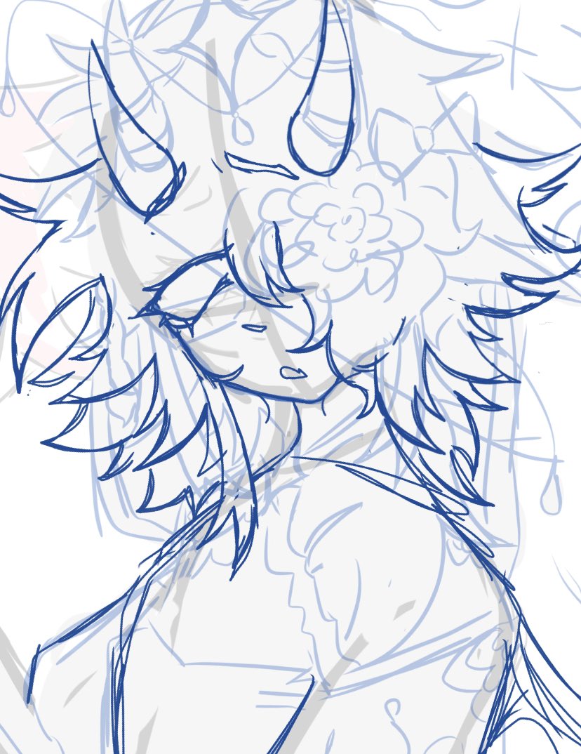 GoodpretzelxD's tweet image. Sometimes I wish I finished this egglore drawing because he’s so pretty in this #bbh #egglore #badboyhalofanart #badboyhalo