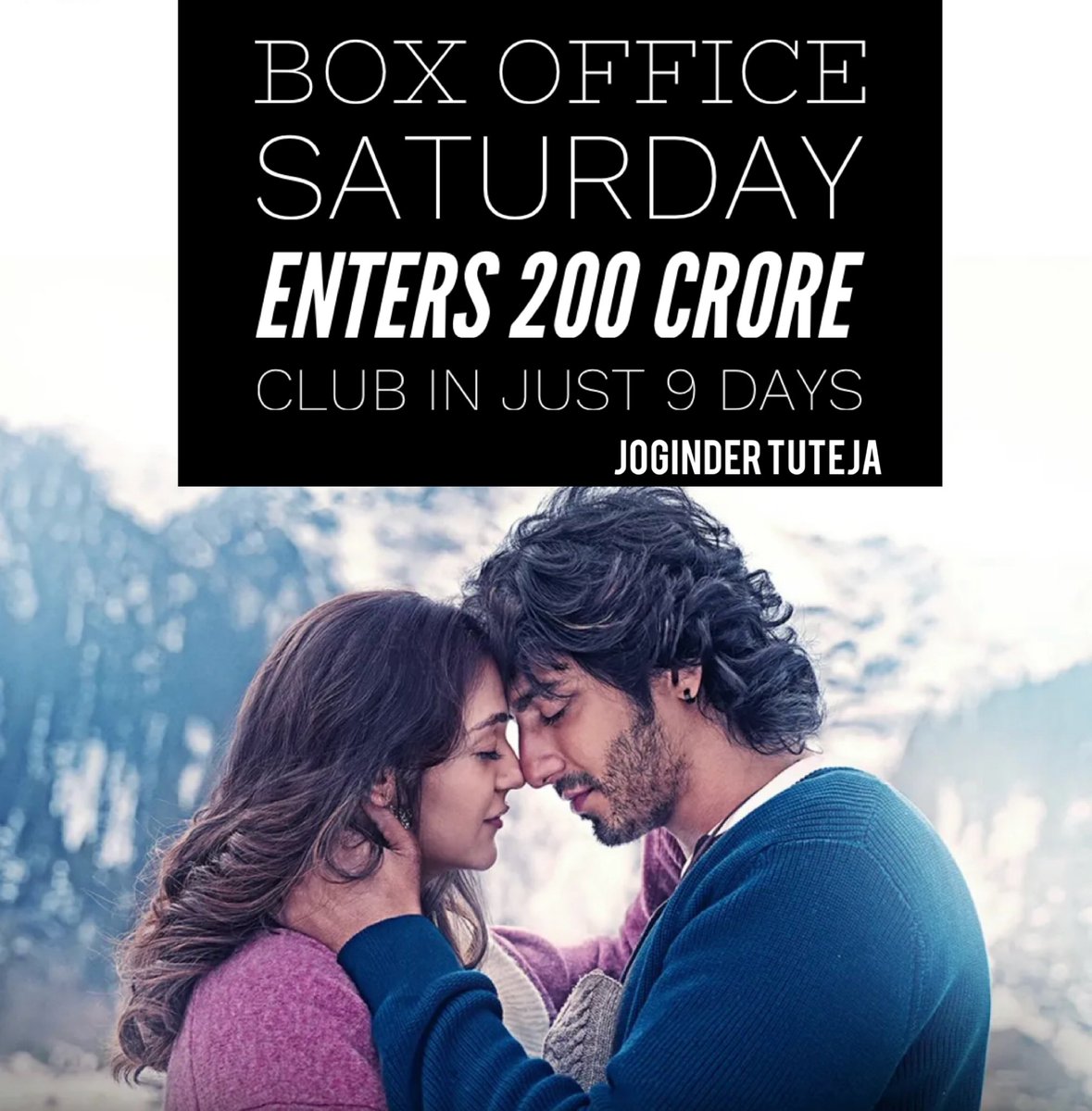 Tutejajoginder's tweet image. #BoxOffice #Saiyaara HAS MASSIVE JUMP ON SATURDAY, DOES EVEN BETTER THAN FIRST SATURDAY (26.25 CRORES), ENTERS 200 CRORE CLUB IN JUST 9 DAYS
Week 1 - 175.25 crores
Week 2
Friday - 18.50 crores
Saturday - 27 crores
Total - 220.75 crores
All set to cross 250 crores today.…