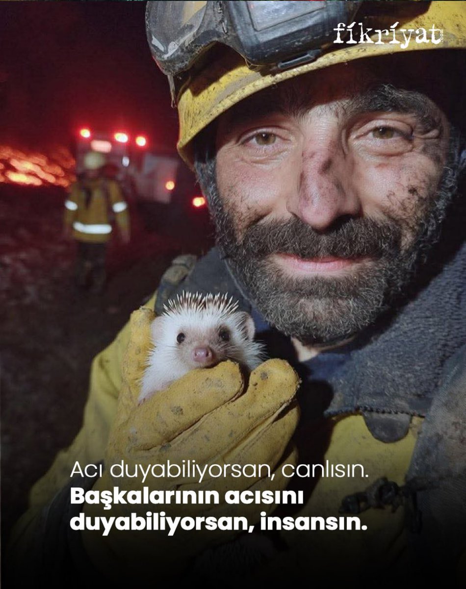Acı duyabiliyorsan, canlısın.
Başkalarının acısını duyabiliyorsan, insansın.