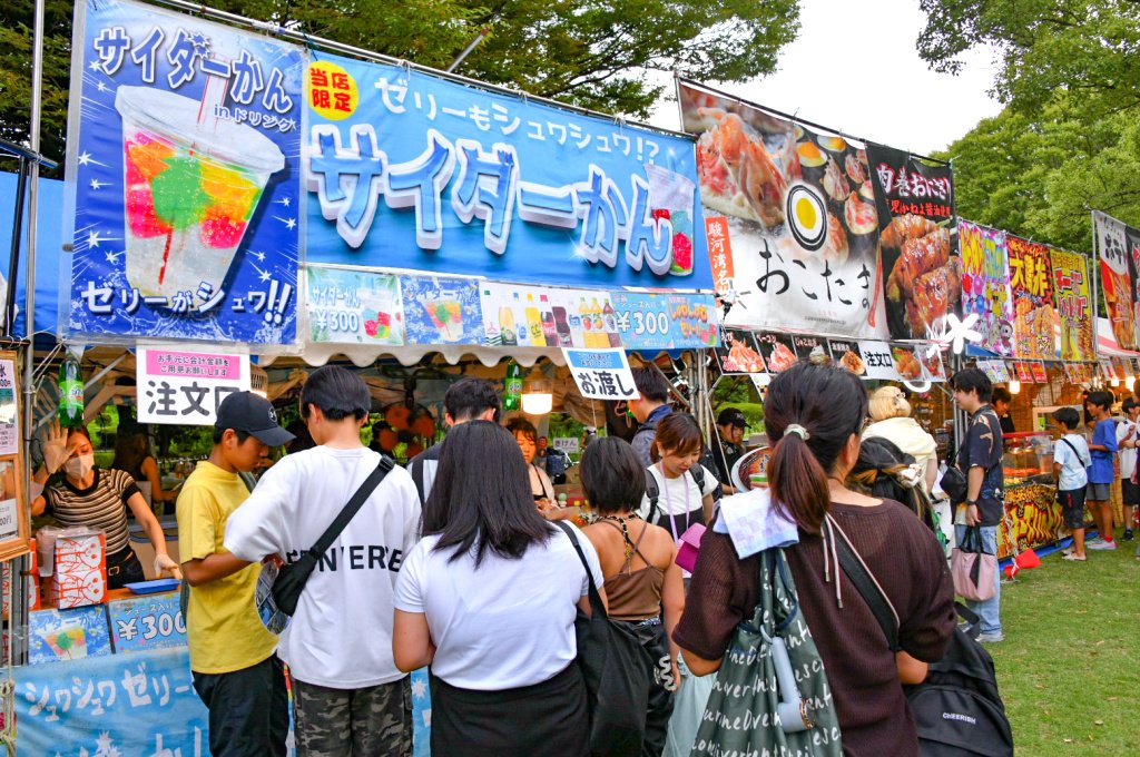 taitan21's tweet image. 只今、富士市中央公園と青葉通りで「富士まつり」が開催されています！