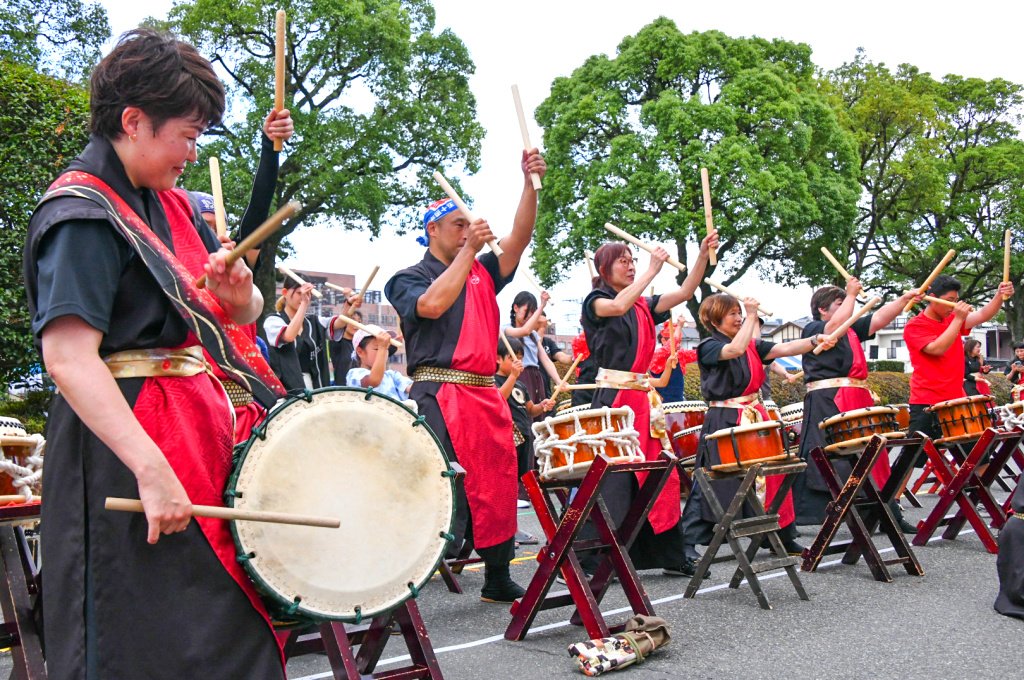 taitan21's tweet image. 只今、富士市中央公園と青葉通りで「富士まつり」が開催されています！