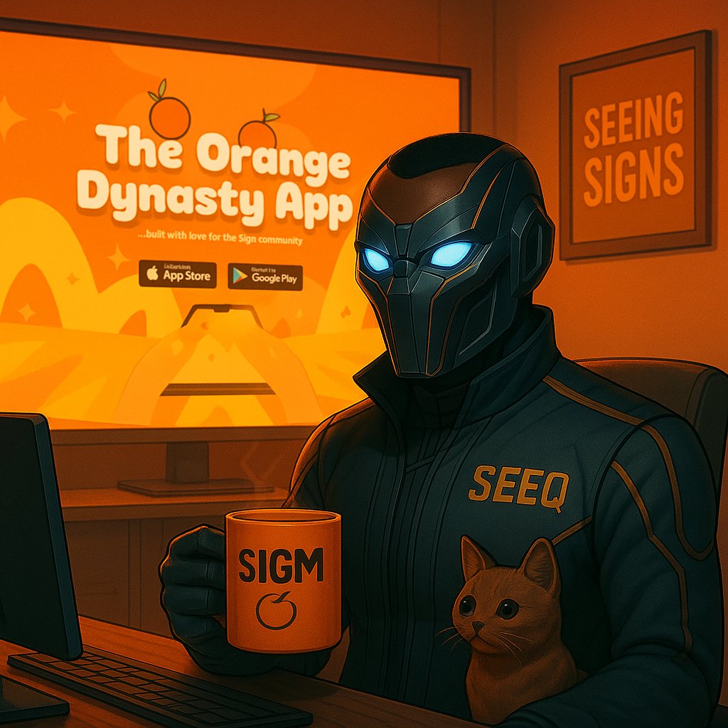 Seeq_01's tweet image. Sign Gm Gm CT

Say it back if you&apos;re bullish on @sign 🧡