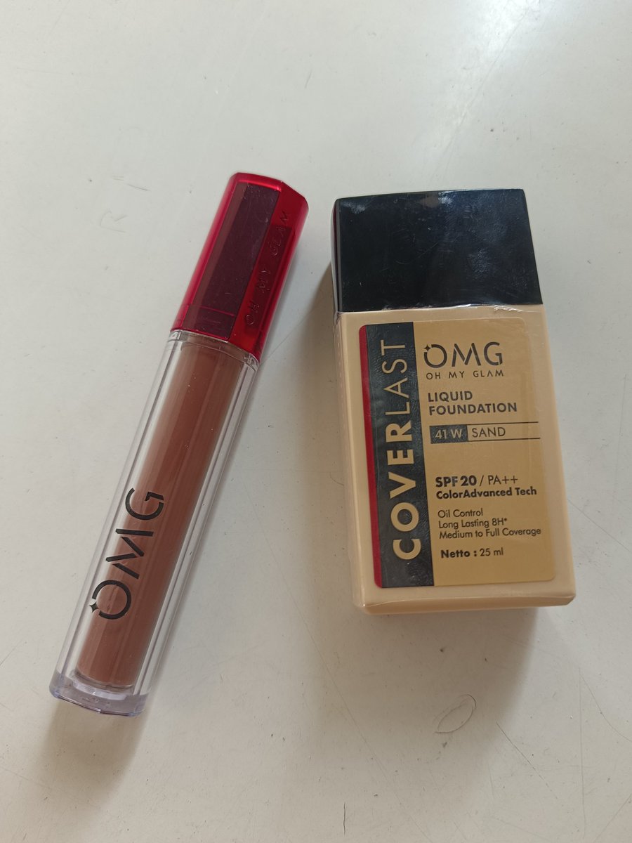 wts preloved
lip cream omg shade 11 bumble
liquid foundation omg shade 41w sand

💵 40k
bisa 🍊
📍bdg
#zonauang #zonajajan