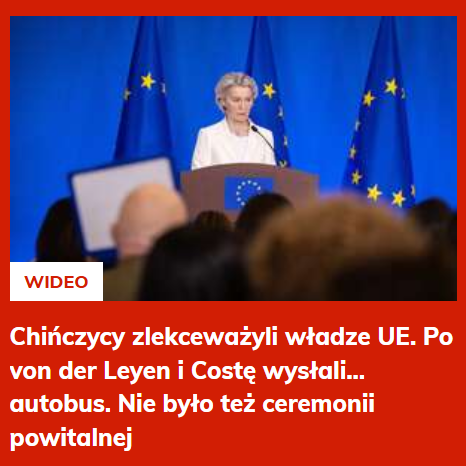 Chińczycy wiedzą ze w UE rządzą Niemcy przy wsparciu juniorpartnera czyli Francji. Nie zawracają sobie głów tymi skorumpowanymi "gościami" z Brukseli, im co najwyżej się trochę grosza podrzuci...