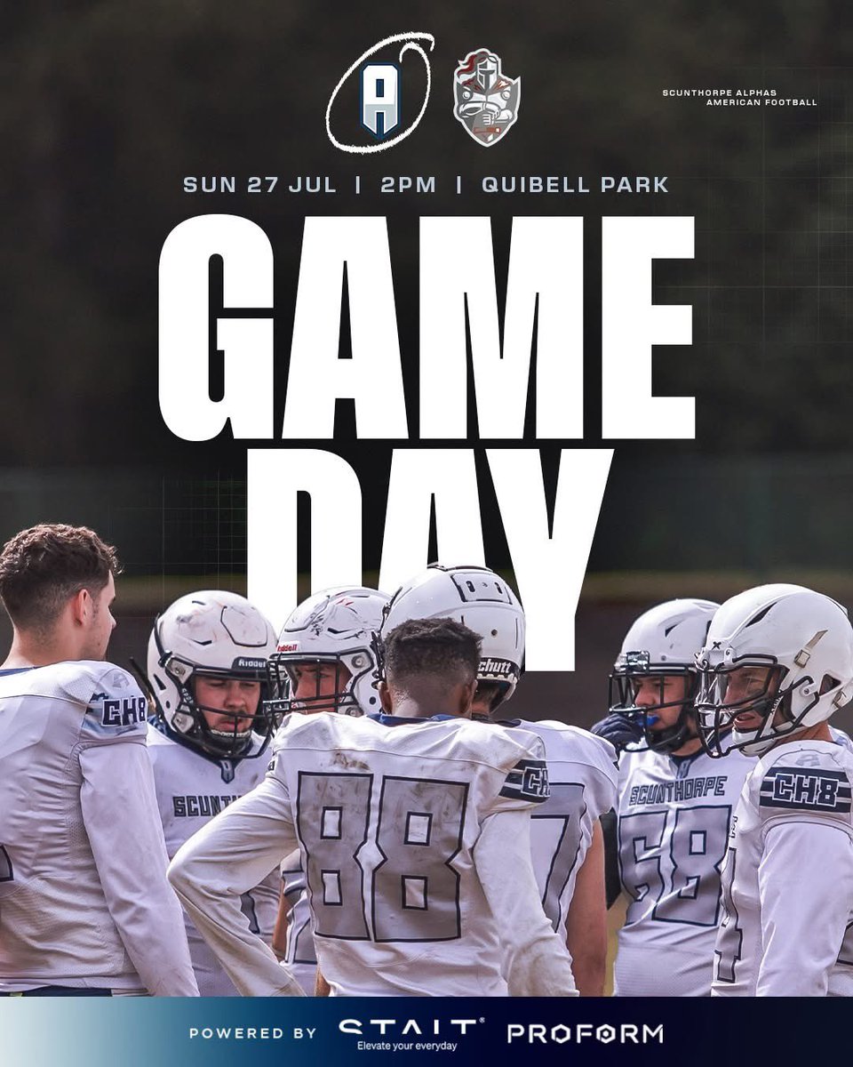 ScunthorpeAlpha's tweet image. Scunthorpe Alphas vs Northants Knights.
Division 1 playoffs, Quarter-Finals.
Let’s do this…