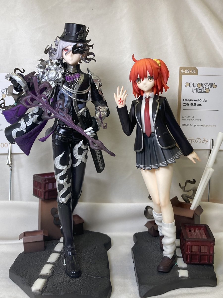 nngjm_nnnn's tweet image. ワンフェス驚いたのFGO造形化してたこと