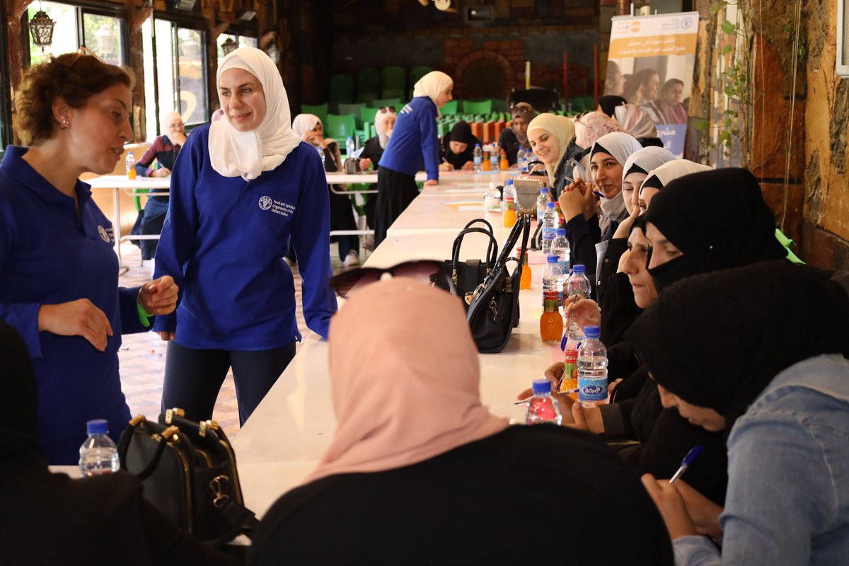 .<a href="/FAO/">Food and Agriculture Organization</a> <a href="/UKaid/">UK aid</a> marked the International Day for the Elimination of Violence Against Women by organizing an awareness session to 60 women in #Homs &amp; #Rural_Damascus to aware women on safety against sexual abuse &amp; harassment, dignity &amp; empowerment.

Watch here bit.ly/44OHEcZ
