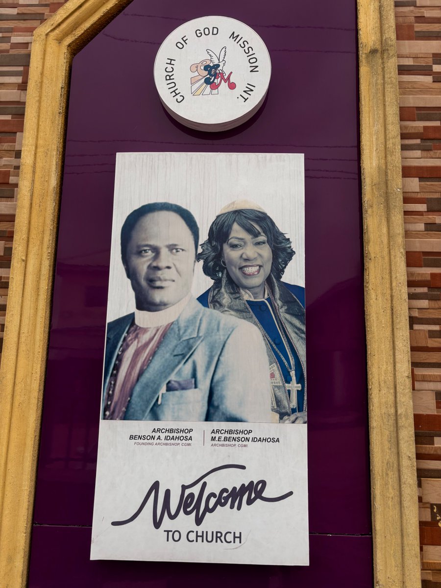 TheCharlesIsidi's tweet image. For today’s foray, I attended the church I grew up in. The church where my mother was made a deaconess.
I am humbled to be here, and I am thankful for the ministry of Archbishop Benson and Margaret Idahosa.
Thank you for being a foundational part of my Christian formation.
